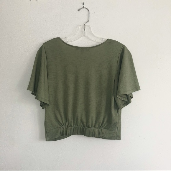 Green Crop Top - Picture 5 of 6